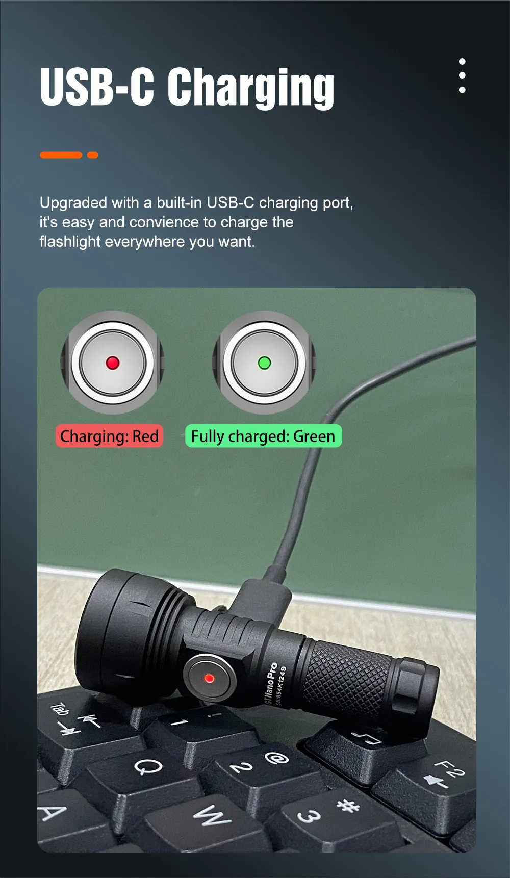 Lumintop GT NANO PRO V3.0 1600 Lumen 150M Compact LED Keychain Flashlight 10280 Battery Mini Powerful LED Torch Camping Light