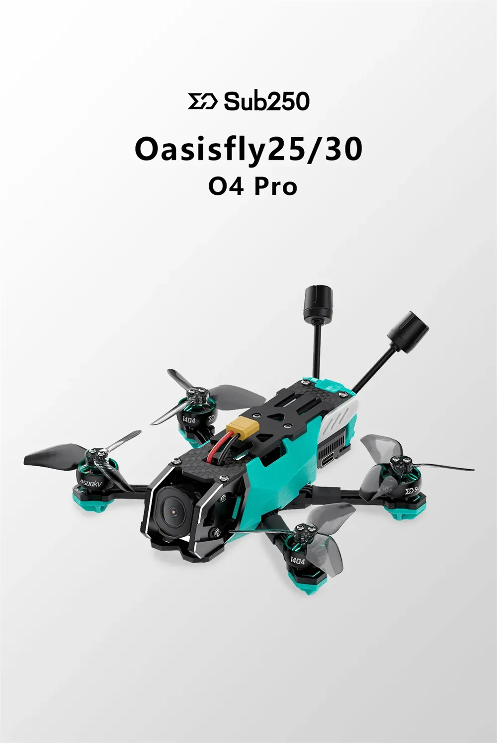Sub250 Oasisfly30 HD O4 Pro 150mm 3 Inch 4S Freestyle RC FPV Racing Drones PNP BNF with 1404 4500kv Motor Digital HD System