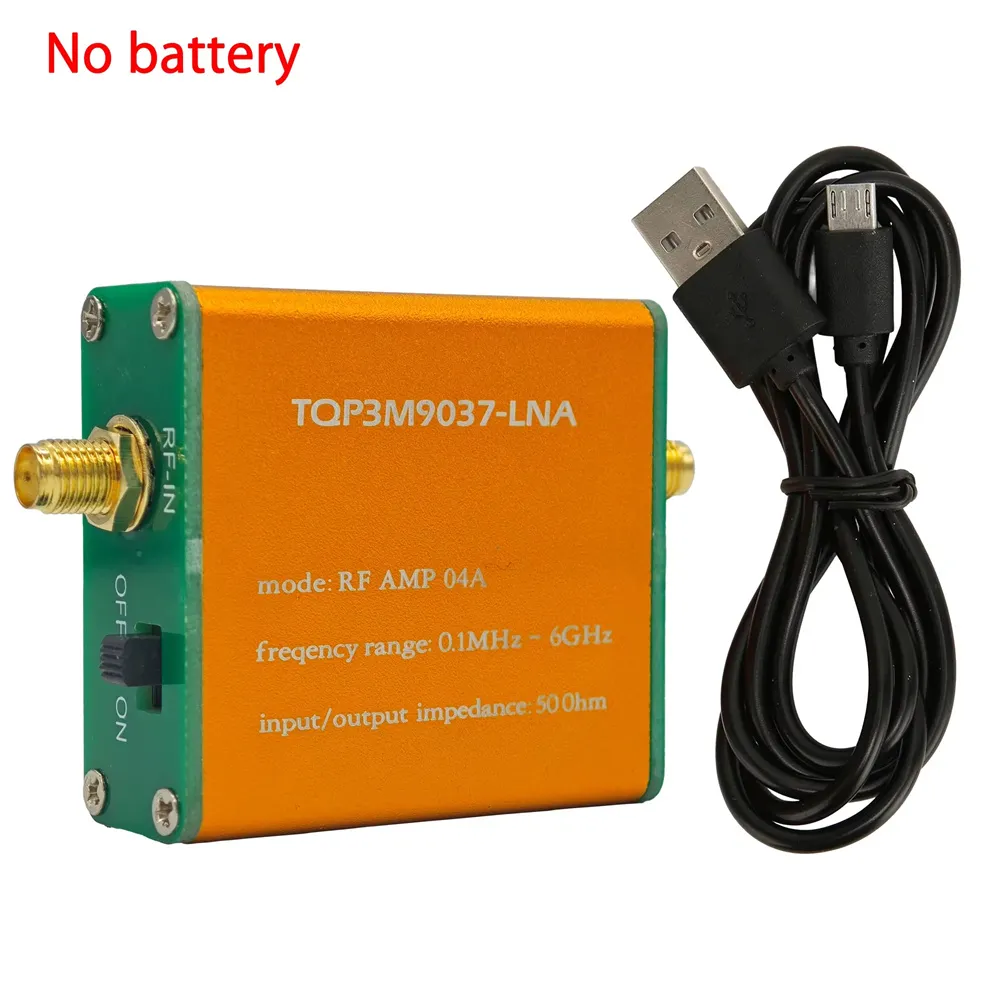RF Radio Amplifier 100K-6GHz RF Amplifier Module TQP3M9037-LNA Ultra Low Noise Signal Enhancer Preamplifier