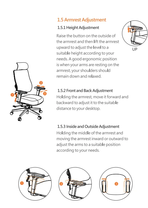 NEWTRAL MAGICH003 High Back Ergonomic Chair Auto-Following Backrest Adjustable Headrest Seat Depth Adaptive Lower Back Support 100-300 lbs Height Capacity
