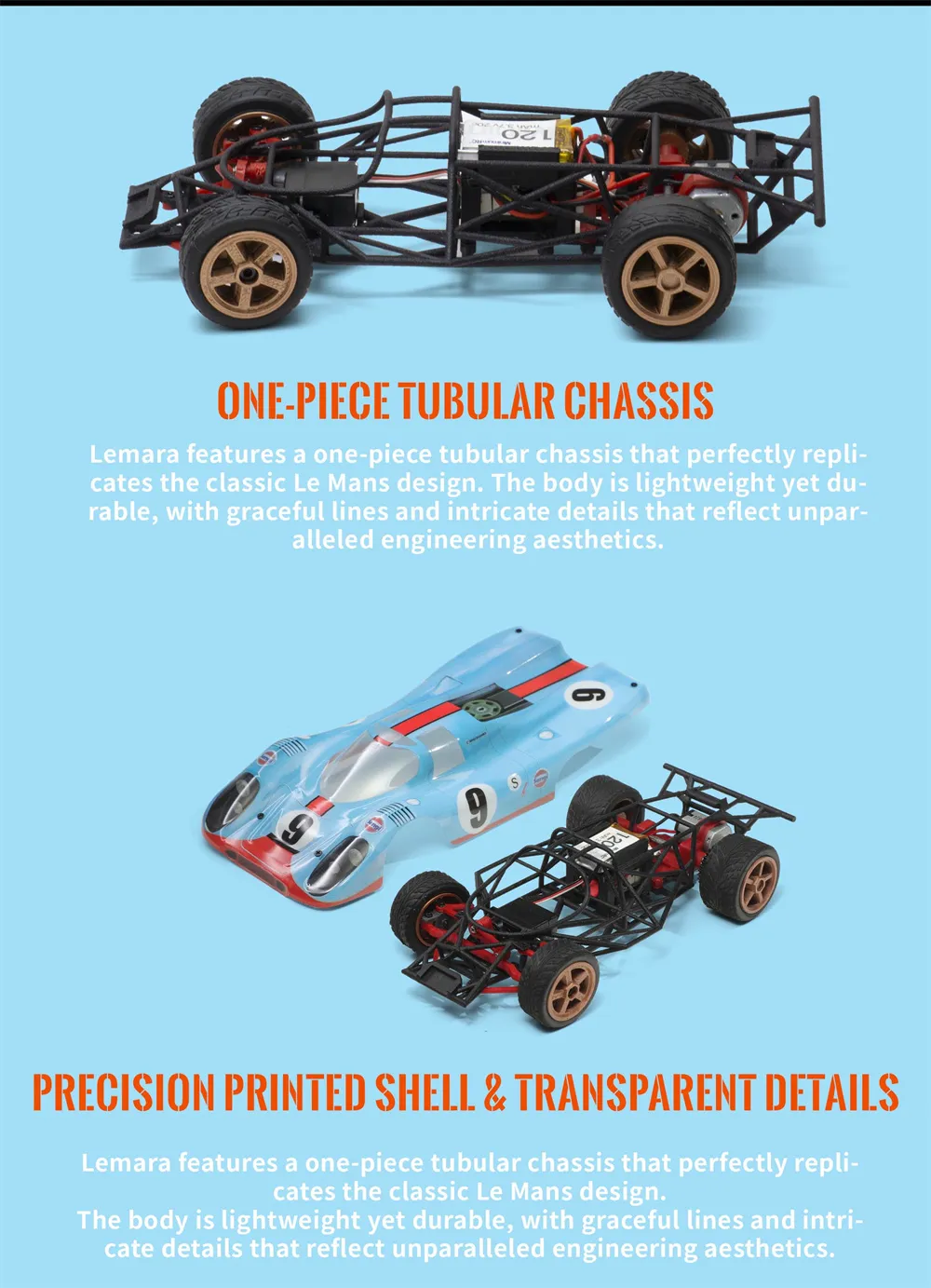 MinimumRC Lemara 1/28 RC Car Tubular Chassis Lemans Racer KIT /PNP DIY Unassembled Racing Vehicles Models Toys MinimumRC Lemara 1/28 RC Car Tubular Chassis Lemans Racer KIT /PNP DIY Unassembled Racing Vehicles Models Toys