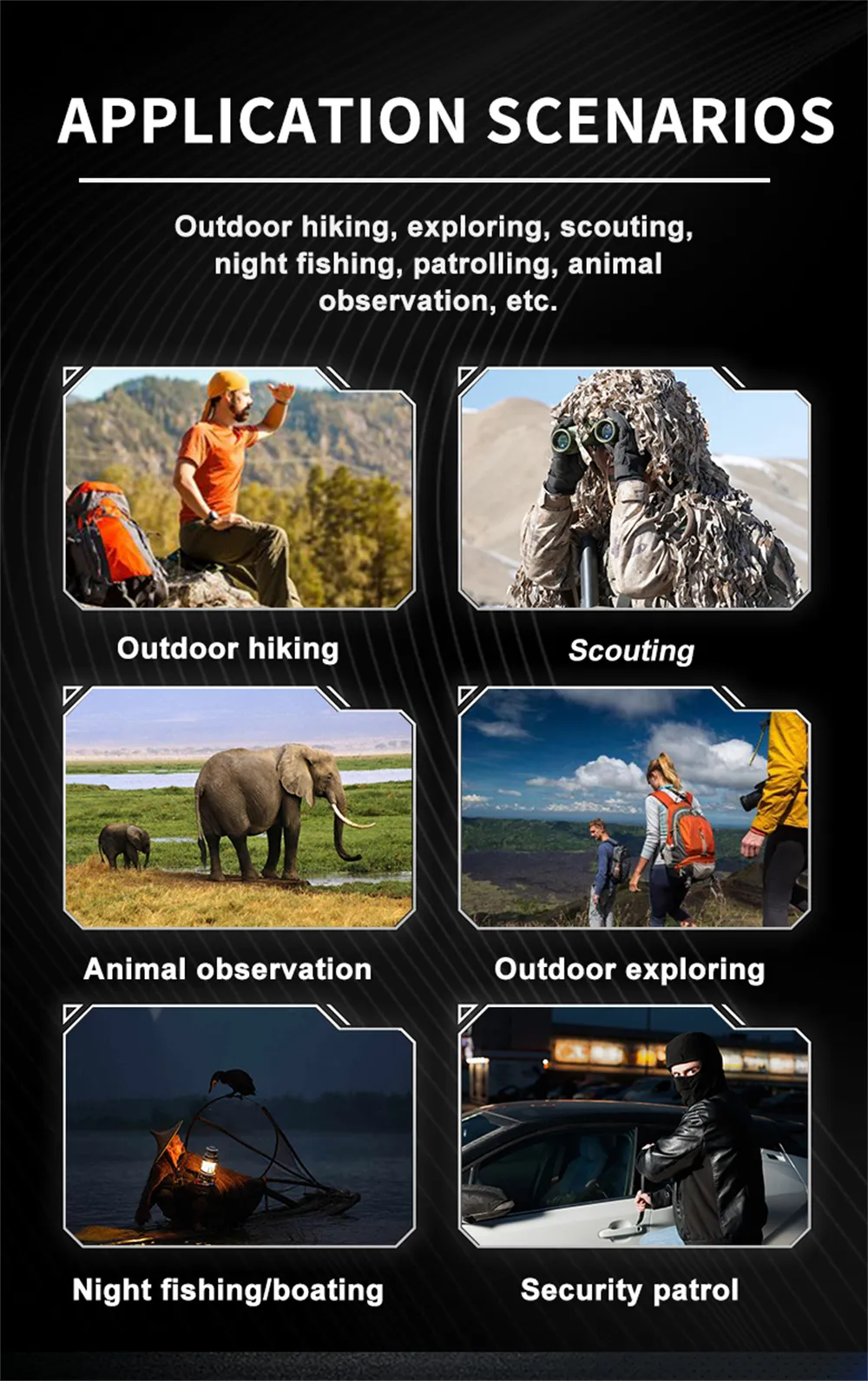 IPRee NV4300 Night Vision Monocular 4K 7X IR Telescope 8 Digital Zoom in 100% Darkness Taking Photos and Video NVG Hunting Scope Goggle IPRee NV4300 Night Vision Monocular 4K 7X IR Telescope 8 Digital Zoom in 100% Darkness Taking Photos and Video NVG Hunting Scope Goggle