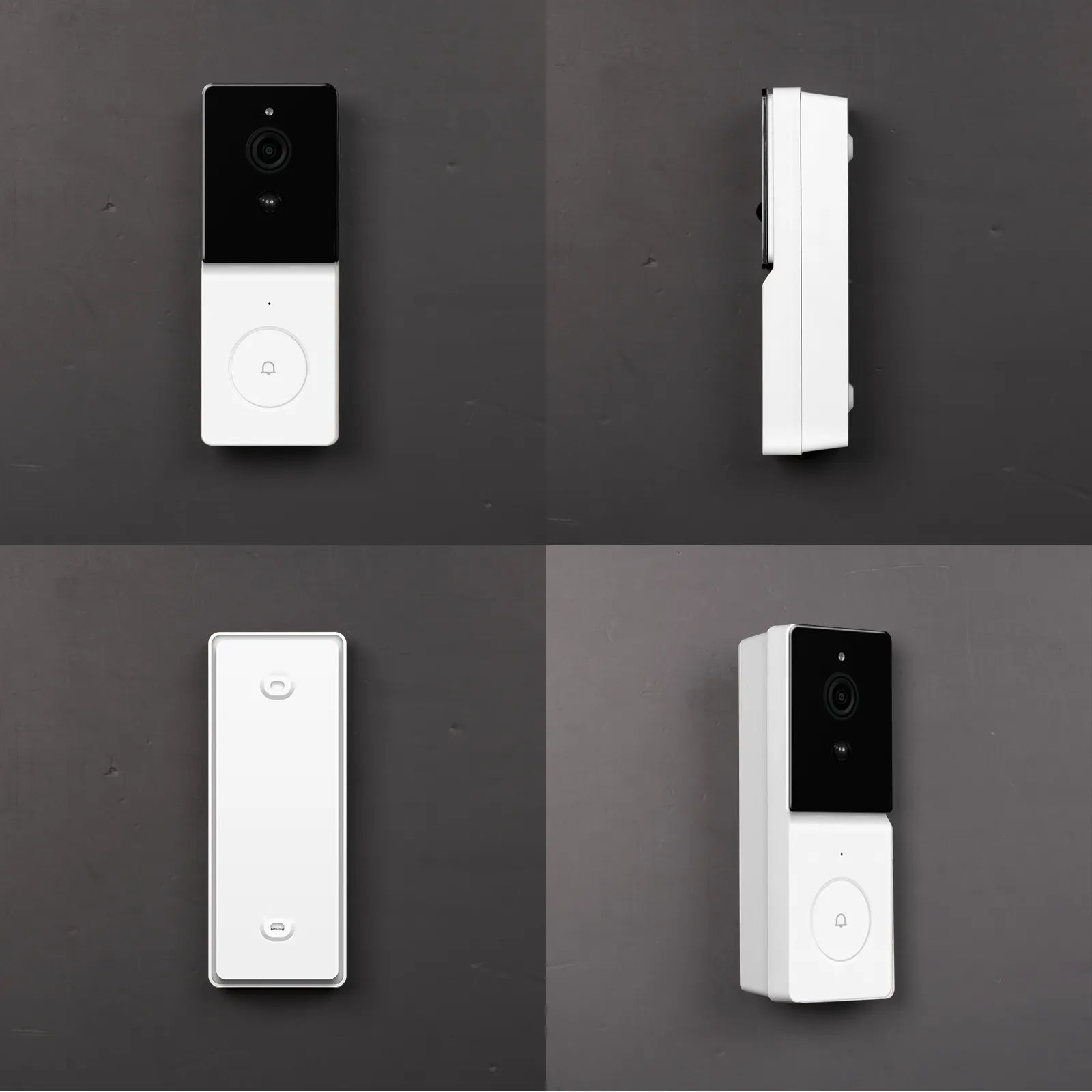 MoesHouse Tuya Smart WiFi Video Doorbell 1080P HD 140° Wide Angle Motion Detection 2-Way Audio IP65 Waterproof 5000mAh Battery Alexa Cloud SD Storage Wireless Chime Visual Door Bell MoesHouse Tuya Smart WiFi Video Doorbell 1080P HD 140° Wide Angle Motion Detection 2-Way Audio IP65 Waterproof 5000mAh Battery Alexa Cloud SD Storage Wireless Chime Visual Door Bell