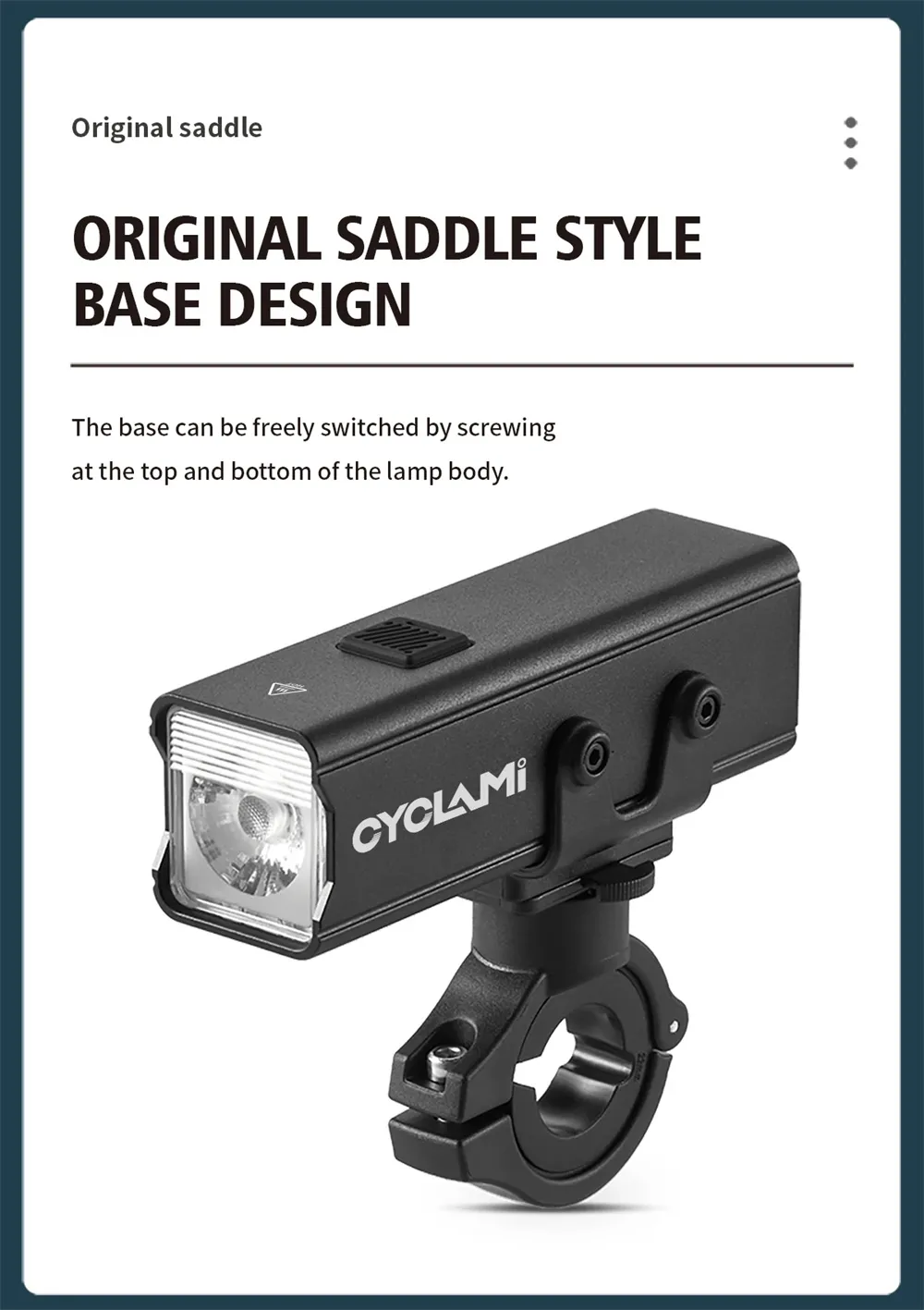 CYCLAMI BR 1000LM ハイライト 自転車ヘッドライト 4500mAH 5ギアモードランプ Type-C充電自転車フロントライト 屋外夜間サイクリング安全用 CYCLAMI BR 1000LM ハイライト 自転車ヘッドライト 4500mAH 5ギアモードランプ Type-C充電自転車フロントライト 屋外夜間サイクリング安全用