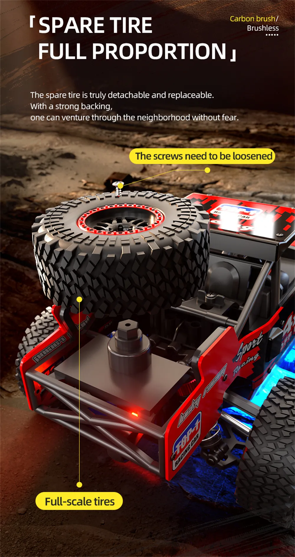 ZLL SG202 PRO/MAX 1/20 2.4G 4WD 40/55 км/ч Щеточный/Бесщеточный RC автомобиль со светодиодными фонарями Внедорожный грузовик для скалолазания Высокоскоростные полнопропорциональные транспортные средства Модель RTR Toys