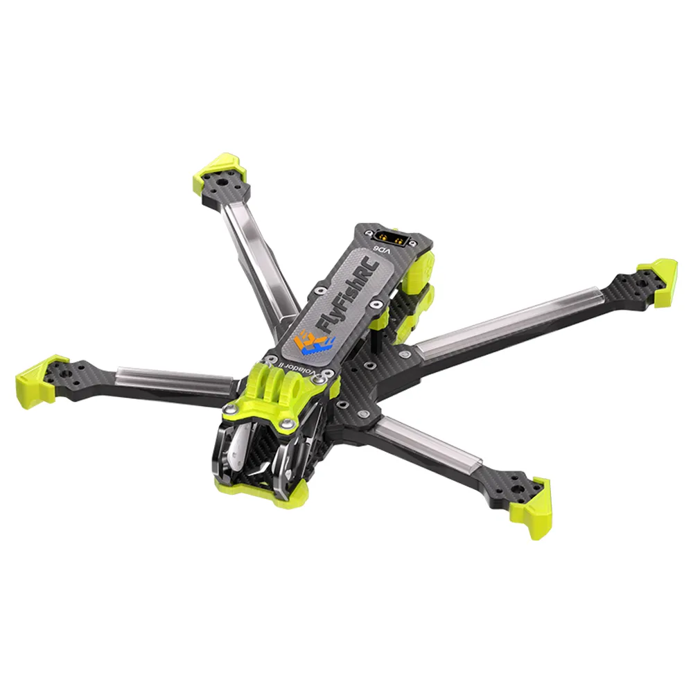 FlyfishRC Volador II VD6 V2 260mm Wheelbase 6 Inch T700 Carbon Fiber Frame Kit Support DJI O4 Air Unit for DIY RC FPV Racing Drone