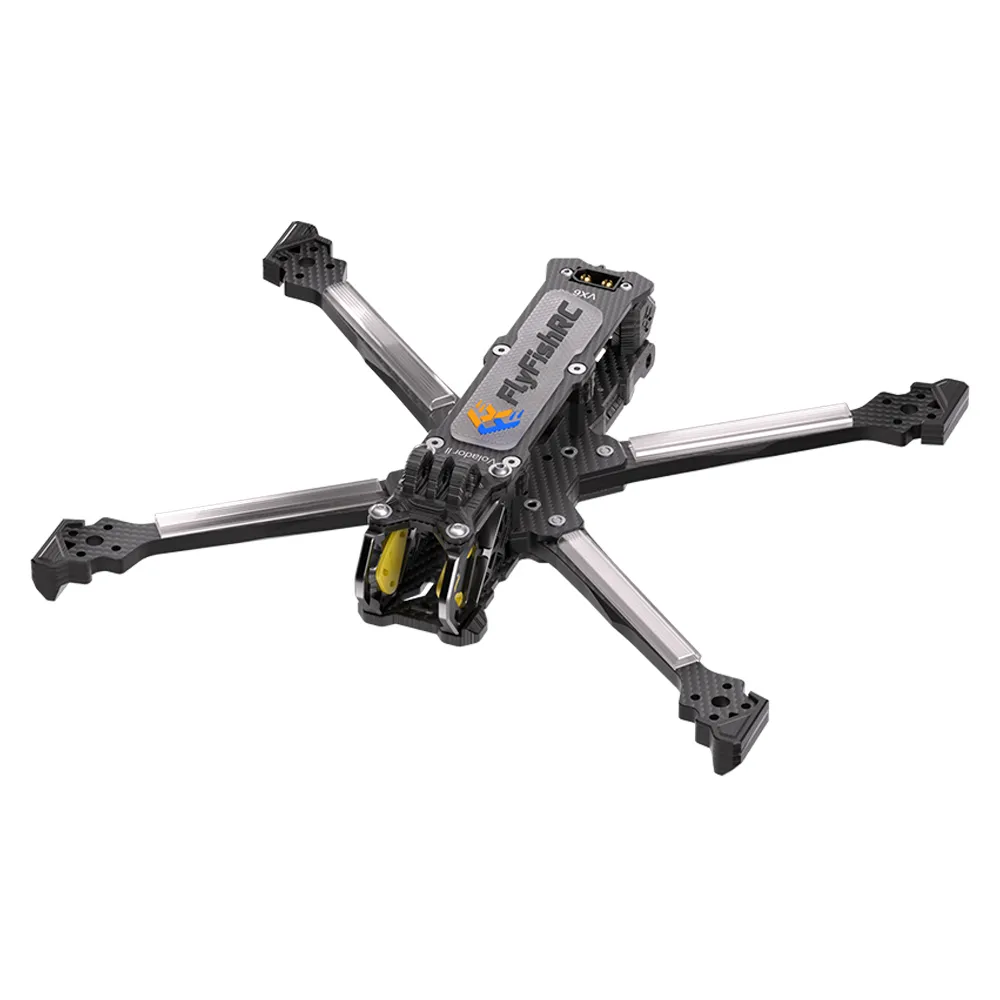 FlyfishRC Volador II VX6 V2 268mm Wheelbase 6 Inch T700 Carbon Fiber Frame Kit Support DJI O4 Air Unit for DIY RC FPV Racing Drone
