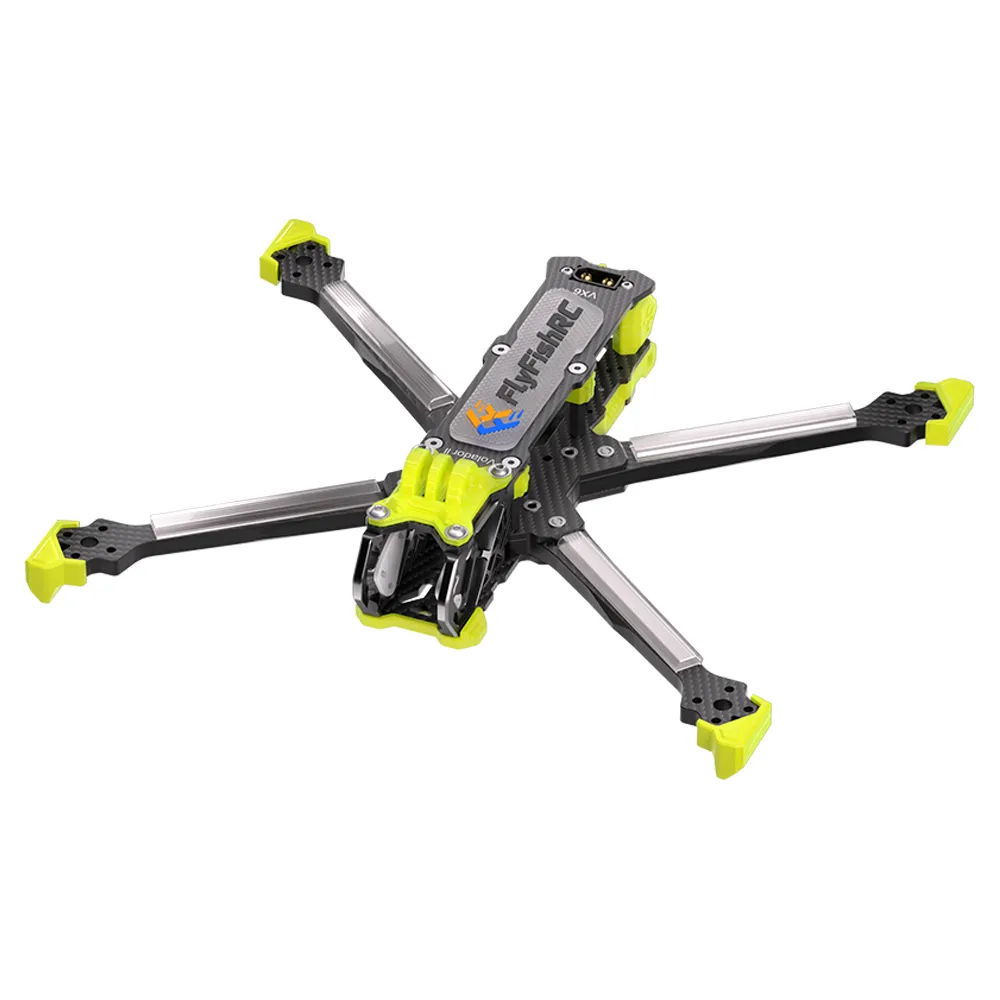 FlyfishRC Volador II VX6 V2 268mm Wheelbase 6 Inch T700 Carbon Fiber Frame Kit Support DJI O4 Air Unit for DIY RC FPV Racing Drone