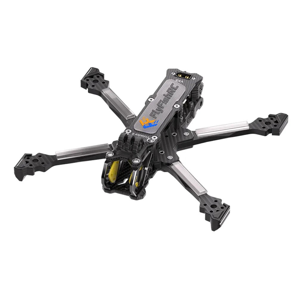 FlyfishRC Volador II VX5 V2 225mm Wheelbase 5 Inch T700 Carbon Fiber Frame Kit Support DJI O4 Air Unit for DIY RC FPV Racing Drone FlyfishRC Volador II VX5 V2 225mm Wheelbase 5 Inch T700 Carbon Fiber Frame Kit Support DJI O4 Air Unit for DIY RC FPV Racing Drone