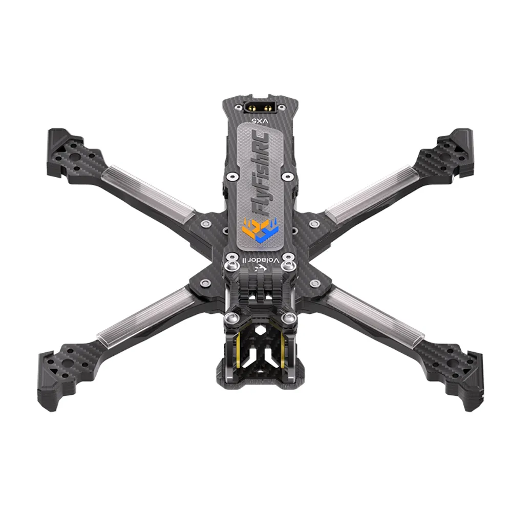 FlyfishRC Volador II VX5 V2 225mm Wheelbase 5 Inch T700 Carbon Fiber Frame Kit Support DJI O4 Air Unit for DIY RC FPV Racing Drone FlyfishRC Volador II VX5 V2 225mm Wheelbase 5 Inch T700 Carbon Fiber Frame Kit Support DJI O4 Air Unit for DIY RC FPV Racing Drone