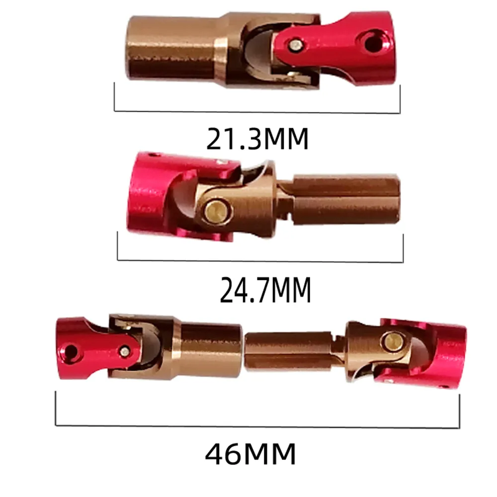 2PCS Upgraded Metal Drive Shaft for SG PINECONE FORSET 2801 1/28 RC Cars Vehicles Models Spare Parts Accessories P28-CDZ01