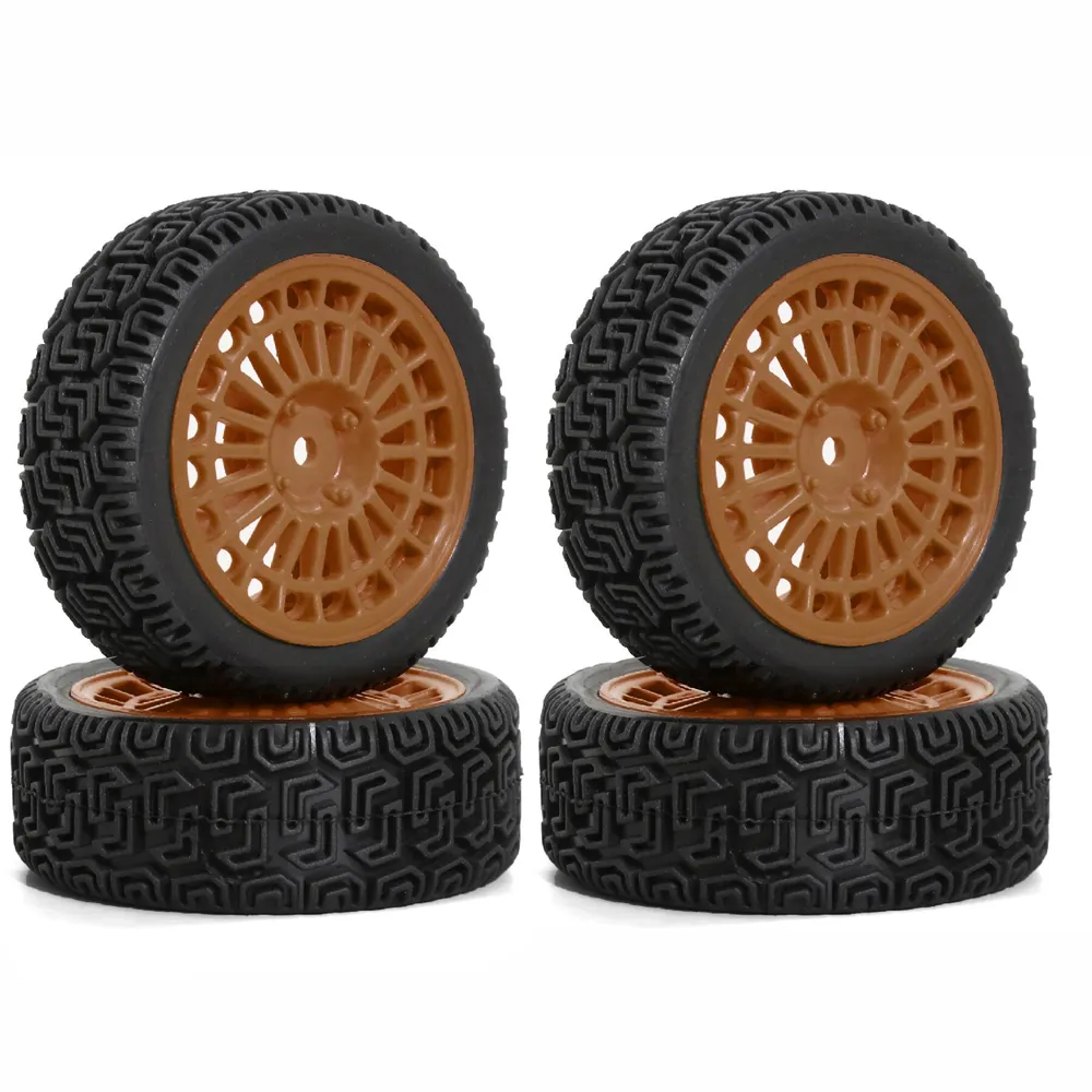 4PCS Upgraded RC Car Parts Wheel Tires for 70mm RV 1/10 Tamiya xv02 RC Car Vehicle Models Accessories