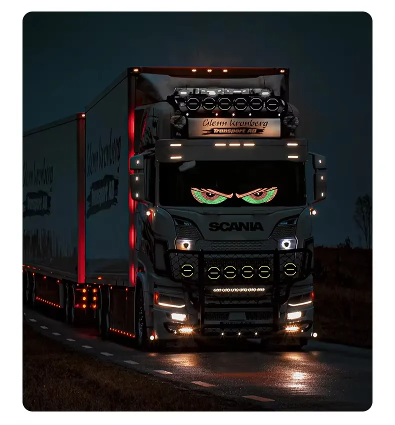 Universal Car Devil's Eye Decorative Light USB 5V Eye Decorative Light With 11 Modes Big Eyes Decorative LED Lamp Universal Car Devil's Eye Decorative Light USB 5V Eye Decorative Light With 11 Modes Big Eyes Decorative LED Lamp