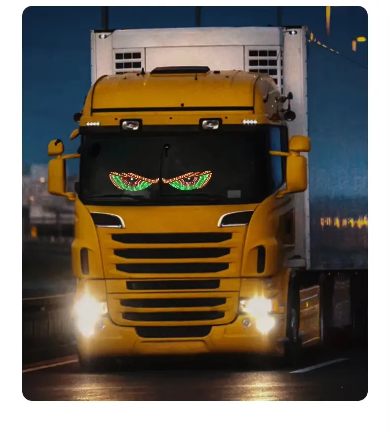 Universal Car Devil's Eye Decorative Light USB 5V Eye Decorative Light With 11 Modes Big Eyes Decorative LED Lamp Universal Car Devil's Eye Decorative Light USB 5V Eye Decorative Light With 11 Modes Big Eyes Decorative LED Lamp