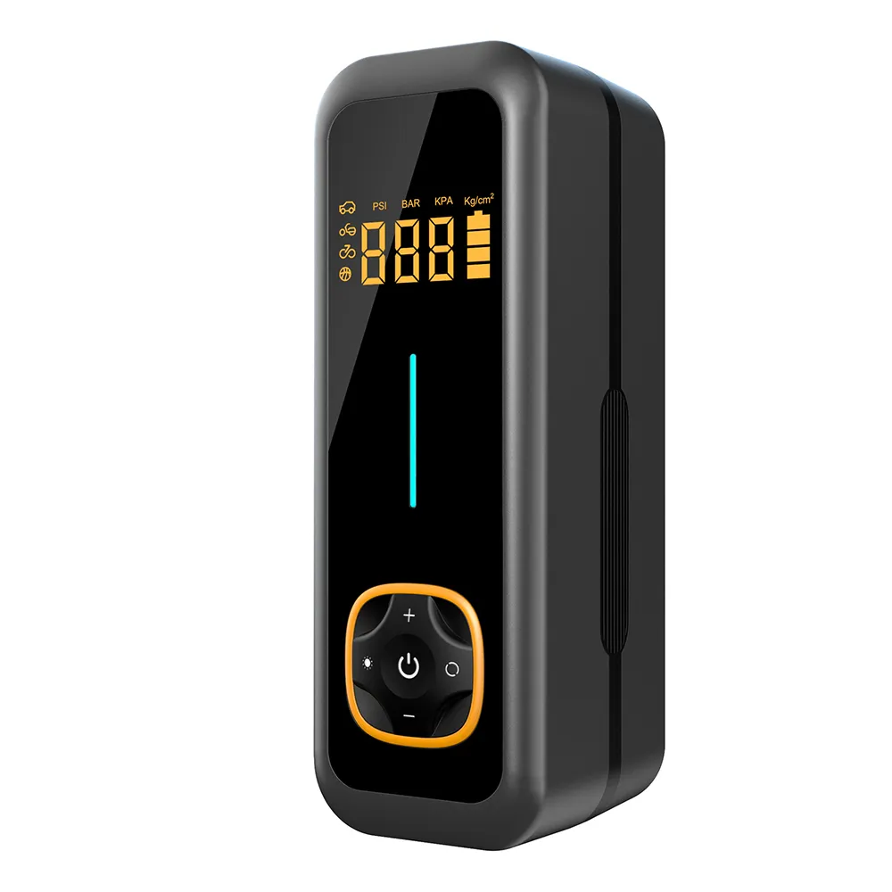 150Psi Portable Handheld Automatic Inflatable Car Tire Inflator Air Pump with Digital LCD Screen Cordless Charging Car Inflatable Pump