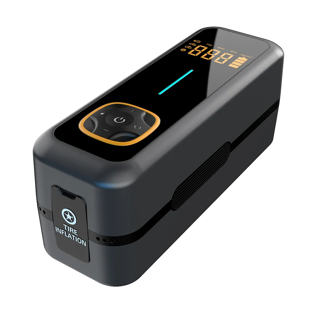 150Psi Portable Handheld Automatic Inflatable Car Tire Inflator Air Pump with Digital LCD Screen Cordless Charging Car Inflatable Pump
