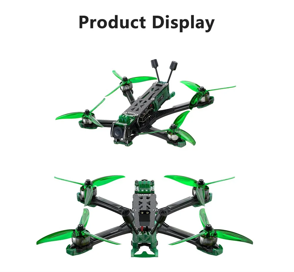 GEPRC MARK5 DC O4 Pro 230mm 5 Inch 6S GPS RC FPV Racing Drone PNP BNF with 2107.5 1960KV Motor GEPRC MARK5 DC O4 Pro 230mm 5 Inch 6S GPS RC FPV Racing Drone PNP BNF with 2107.5 1960KV Motor