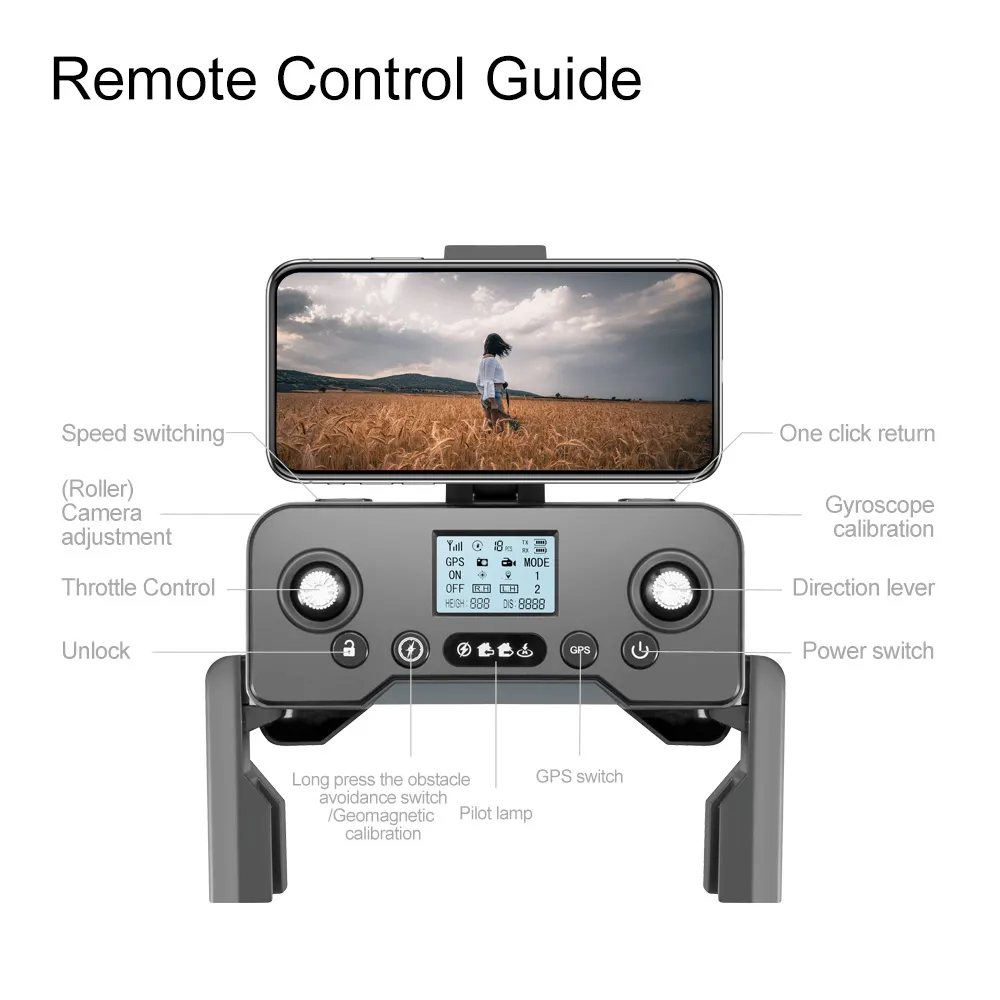 WLRC V198 PRO MAX GPS 5G WiFi FPV with 1080P HD Dual Camera Servo Gimbal 360° Obstacle Avoidance Optical Flow Hover Brushless Foldable RC Drone Quadcopter RTF WLRC V198 PRO MAX GPS 5G WiFi FPV with 1080P HD Dual Camera Servo Gimbal 360° Obstacle Avoidance Optical Flow Hover Brushless Foldable RC Drone Quadcopter RTF