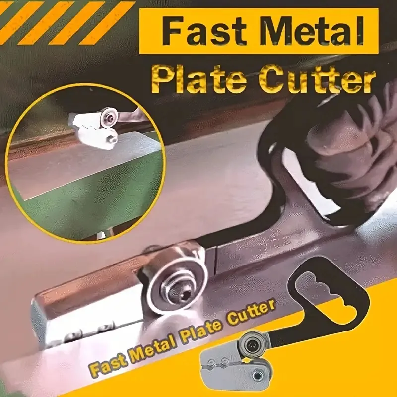 Black Stainless Steel Metal Sheet Cutter Precise Cutting Tool with Round Handle Straight Groove Portable Design for Stainless Steel Iron Aluminum Plastic Board Black Stainless Steel Metal Sheet Cutter Precise Cutting Tool with Round Handle Straight Groove Portable Design for Stainless Steel Iron Aluminum Plastic Board