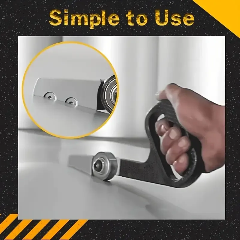 Black Stainless Steel Metal Sheet Cutter Precise Cutting Tool with Round Handle Straight Groove Portable Design for Stainless Steel Iron Aluminum Plastic Board Black Stainless Steel Metal Sheet Cutter Precise Cutting Tool with Round Handle Straight Groove Portable Design for Stainless Steel Iron Aluminum Plastic Board