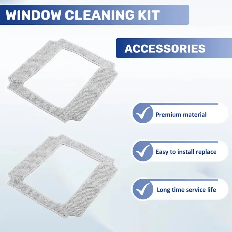 6pcs Window Cleaning Robot Mop Cloth Cleaning Cloth Towel Dusting Cloth for LIECTROUX YW910 6pcs Window Cleaning Robot Mop Cloth Cleaning Cloth Towel Dusting Cloth for LIECTROUX YW910