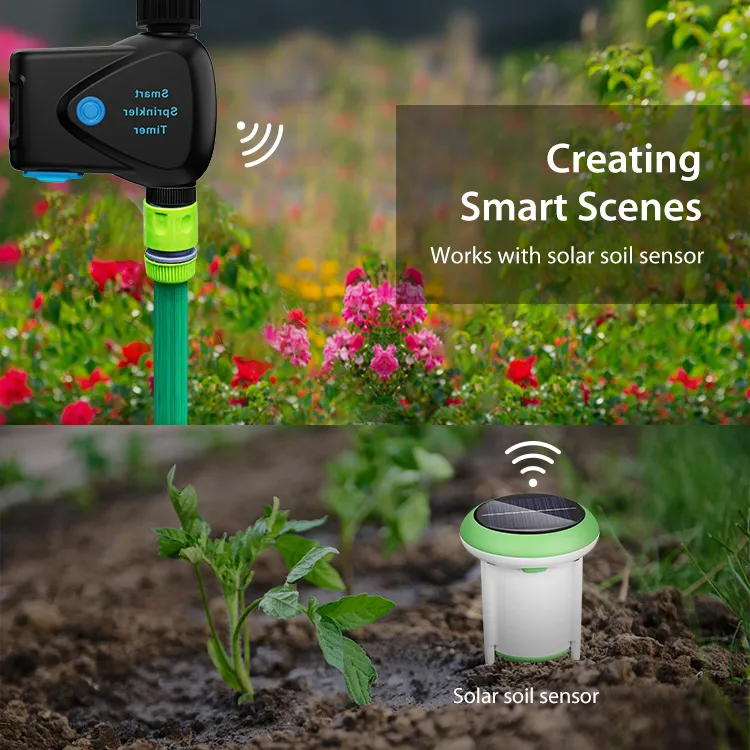 NEO Tuya Smart Wifi Irrigation Water System Automatic Agricultural Controller Smart Sprinklers Control for Garden Lawn