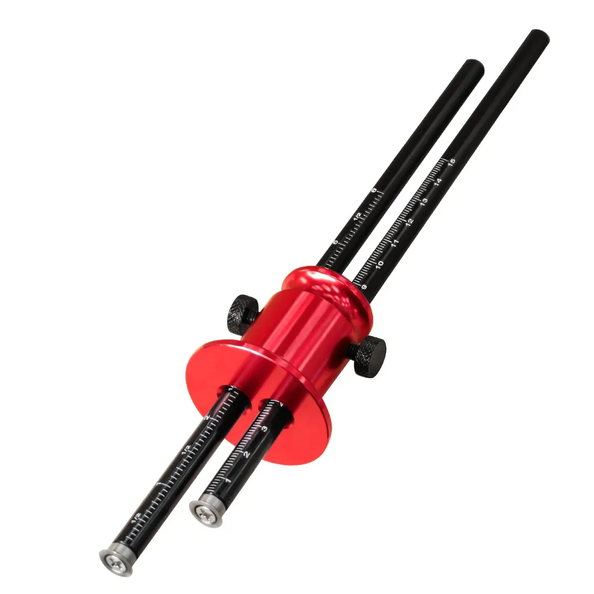 Double Head Wheel Marking Gauge Aluminum Alloy Parallel Woodworking Tool Metric Inch Scale Replaceable Blade Precision Carpenter Scriber