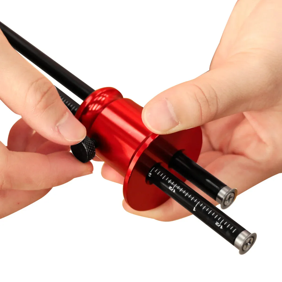 Double Head Wheel Marking Gauge Aluminum Alloy Parallel Woodworking Tool Metric Inch Scale Replaceable Blade Precision Carpenter Scriber