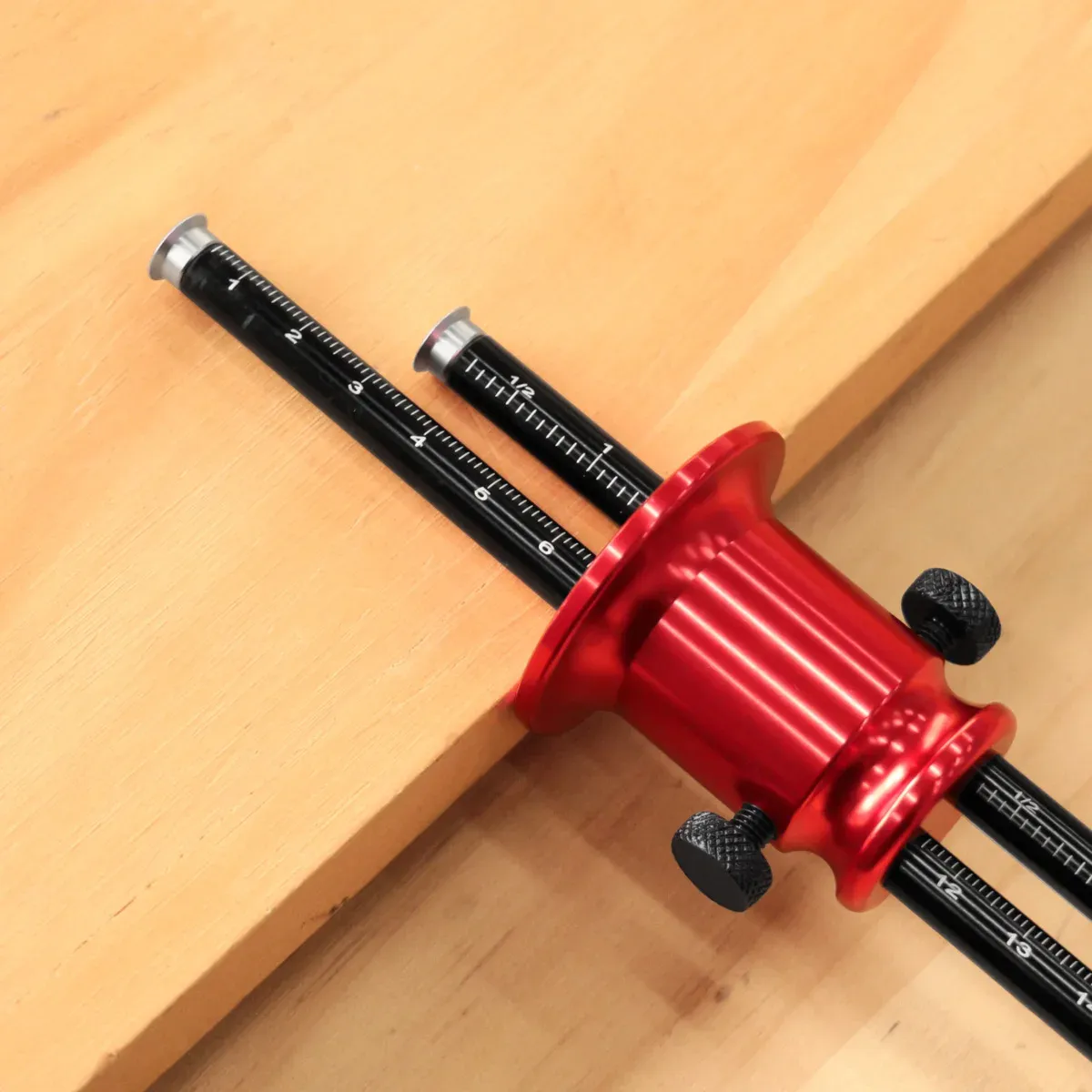 Double Head Wheel Marking Gauge Aluminum Alloy Parallel Woodworking Tool Metric Inch Scale Replaceable Blade Precision Carpenter Scriber