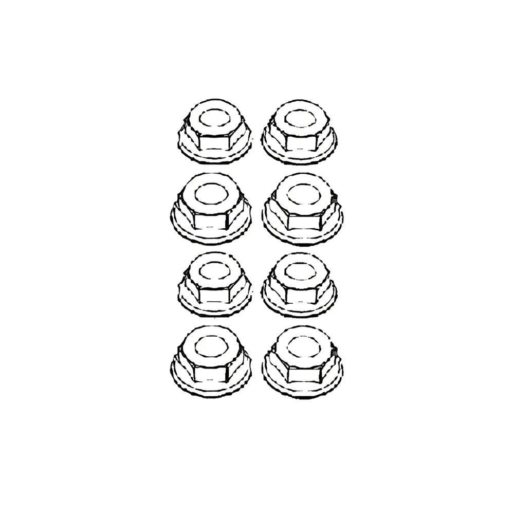 8PCS MJX 14210 1/14 RC Car Spare Parts M4 Nuts 8PCS MJX 14210 1/14 RC Car Spare Parts M4 Nuts
