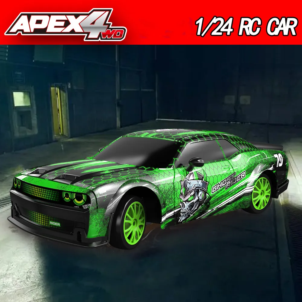 HB Toys SC24A24 RTR 1/24 2.4G 4WD Drift RC Car High Speed On Road Racing LED Light Mini Racing Radio Controlled Vehicles Models