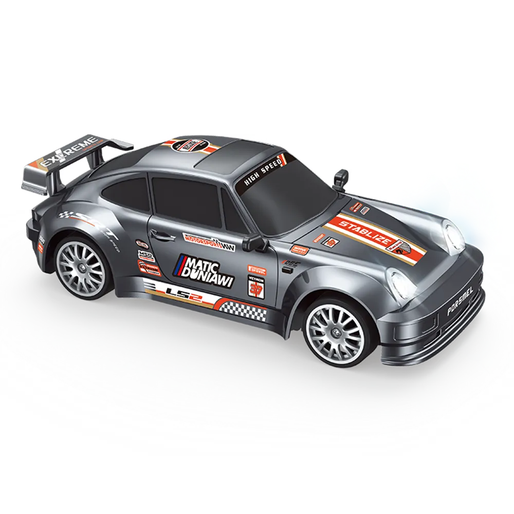 JZY X60 RTR 1/24 2.4G 4WD Drift RC Mini Race Car LED Light Radio Control High Speed Motor Road Racing Vehicle Model Boys Gifts Toys
