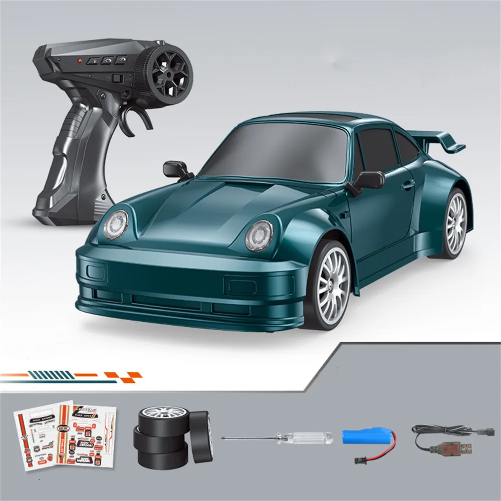 JZY X60 RTR 1/24 2.4G 4WD Drift RC Mini Race Car LED Light Radio Control High Speed Motor Road Racing Vehicle Model Boys Gifts Toys