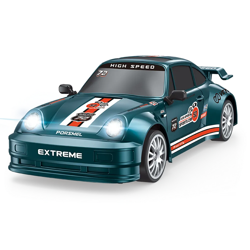 JZY X60 RTR 1/24 2.4G 4WD Drift RC Mini Race Car LED Light Radio Control High Speed Motor Road Racing Vehicle Model Boys Gifts Toys