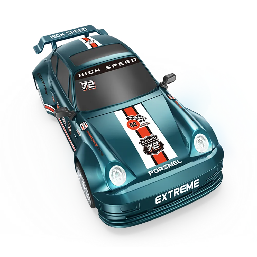 JZY X60 RTR 1/24 2.4G 4WD Drift RC Mini Race Car LED Light Radio Control High Speed Motor Road Racing Vehicle Model Boys Gifts Toys