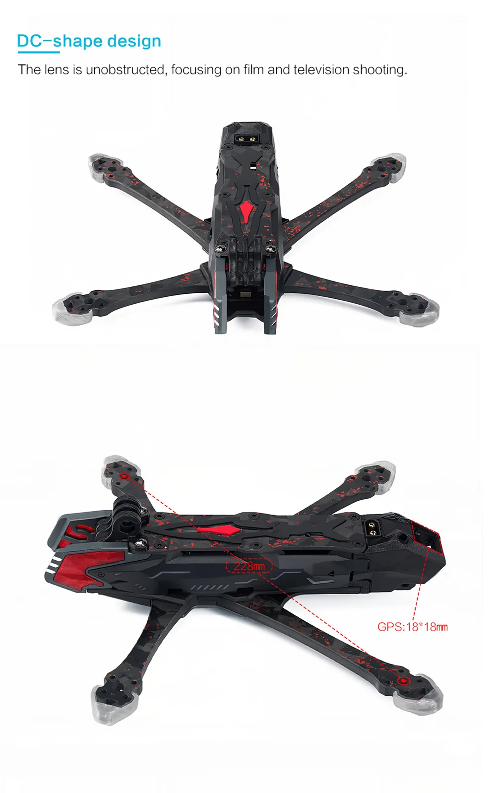Axisflying Manta 5 pro Squashed X / DC 5 Inch Carbon Fiber Frame Kit Support DJI O4 Pro for DIY Freestyle RC FPV Racing Drone Axisflying Manta 5 pro Squashed X / DC 5 Inch Carbon Fiber Frame Kit Support DJI O4 Pro for DIY Freestyle RC FPV Racing Drone