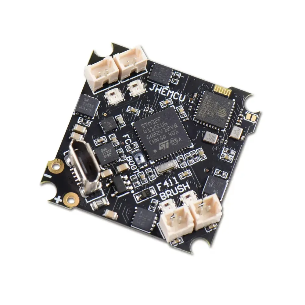 25.5x25.5mm JHEMCU F411 BRUSH Flight Controller 1-2S with 5V BEC Output Built-in ELRS 2.4G Receiver for RC FPV Drone Freestyle Racing 25.5x25.5mm JHEMCU F411 BRUSH Flight Controller 1-2S with 5V BEC Output Built-in ELRS 2.4G Receiver for RC FPV Drone Freestyle Racing