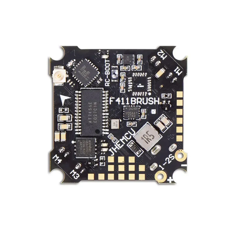 25.5x25.5mm JHEMCU F411 BRUSH Flight Controller 1-2S with 5V BEC Output Built-in ELRS 2.4G Receiver for RC FPV Drone Freestyle Racing 25.5x25.5mm JHEMCU F411 BRUSH Flight Controller 1-2S with 5V BEC Output Built-in ELRS 2.4G Receiver for RC FPV Drone Freestyle Racing