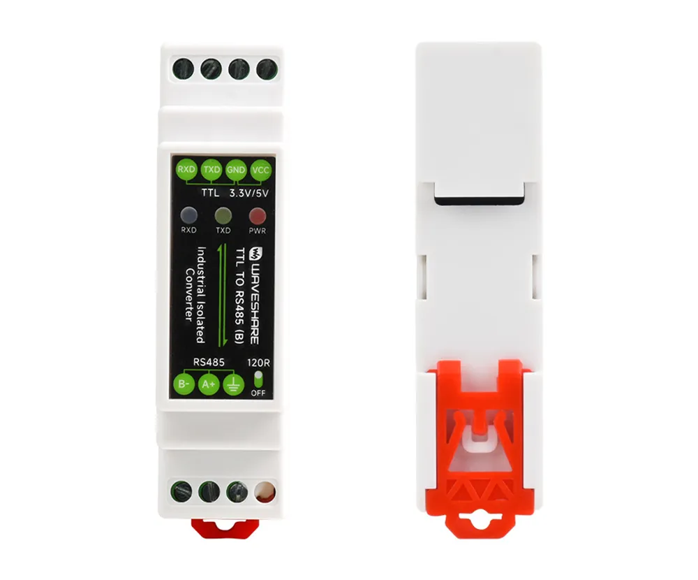 Rail-mount TTL To RS485 Galvanic Isolated Converter 600W Lightningproof & Anti-Surge Multi-Isolation Protection Rail-mount TTL To RS485 Galvanic Isolated Converter 600W Lightningproof & Anti-Surge Multi-Isolation Protection