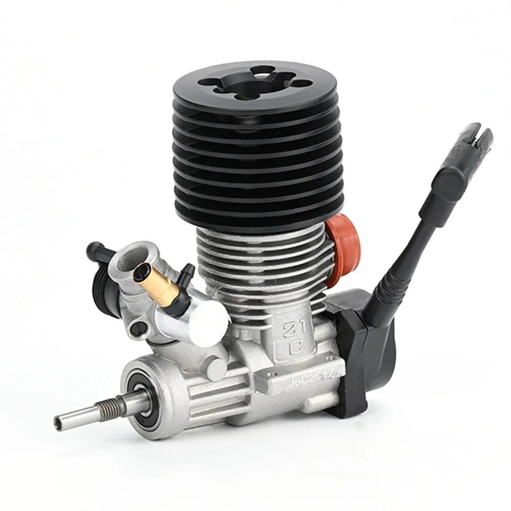 VRX Racing SH.21 Nitro Engine 3.48cc SG Shaft Rear Exhaust Hand-pulled Engine with Spark Plug and Hand Puller for 1/8 Methanol Fuel RC Car Vehicle Model VRX Racing SH.21 Nitro Engine 3.48cc SG Shaft Rear Exhaust Hand-pulled Engine with Spark Plug and Hand Puller for 1/8 Methanol Fuel RC Car Vehicle Model