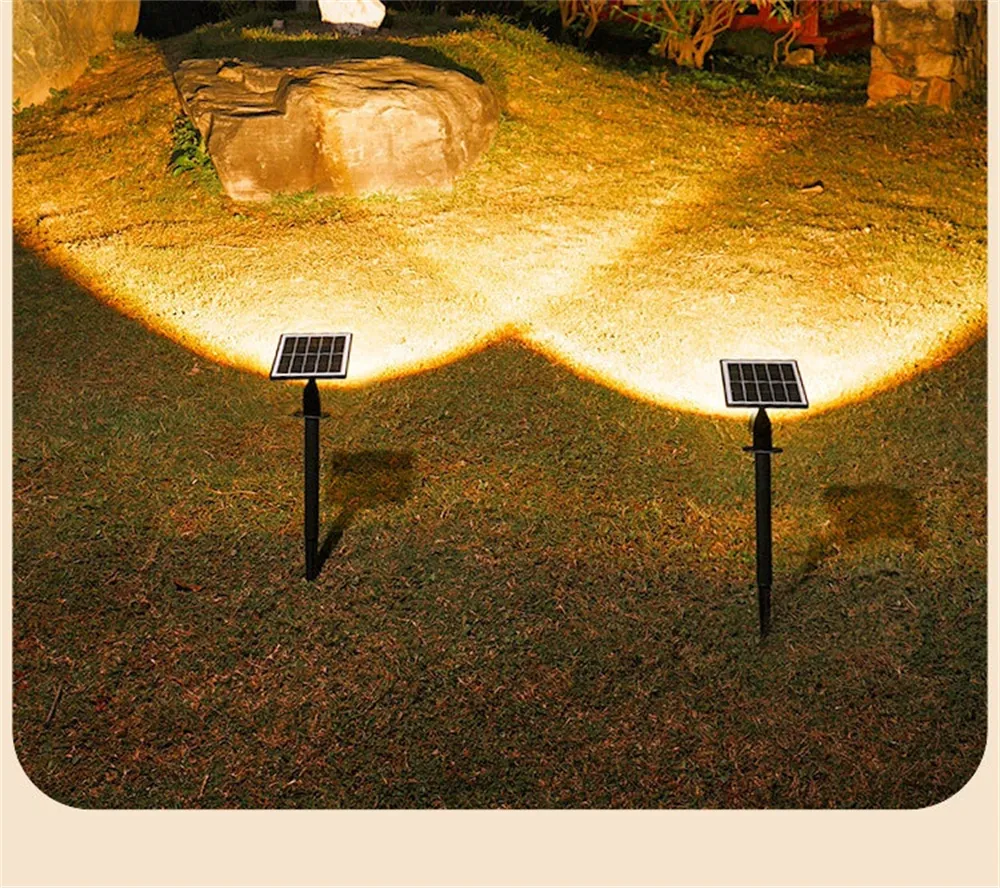 Elfeland Solar Powered LED Lawn Light Spotlight Wall Mounted & In-Ground IP65 Waterproof Outdoor Pathway Light Landscape Lighting Elfeland Solar Powered LED Lawn Light Spotlight Wall Mounted & In-Ground IP65 Waterproof Outdoor Pathway Light Landscape Lighting