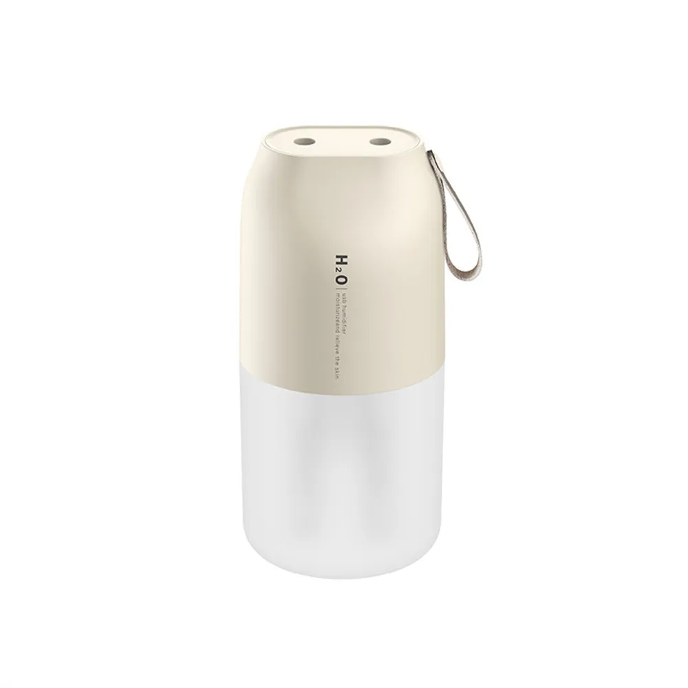 Tevorex 300ml Dual Sprayer Air Humidifier 2000mAh USB Rechargeable Battery Wireless Aroma Mist Maker Fogger Diffuser Light Umidificador