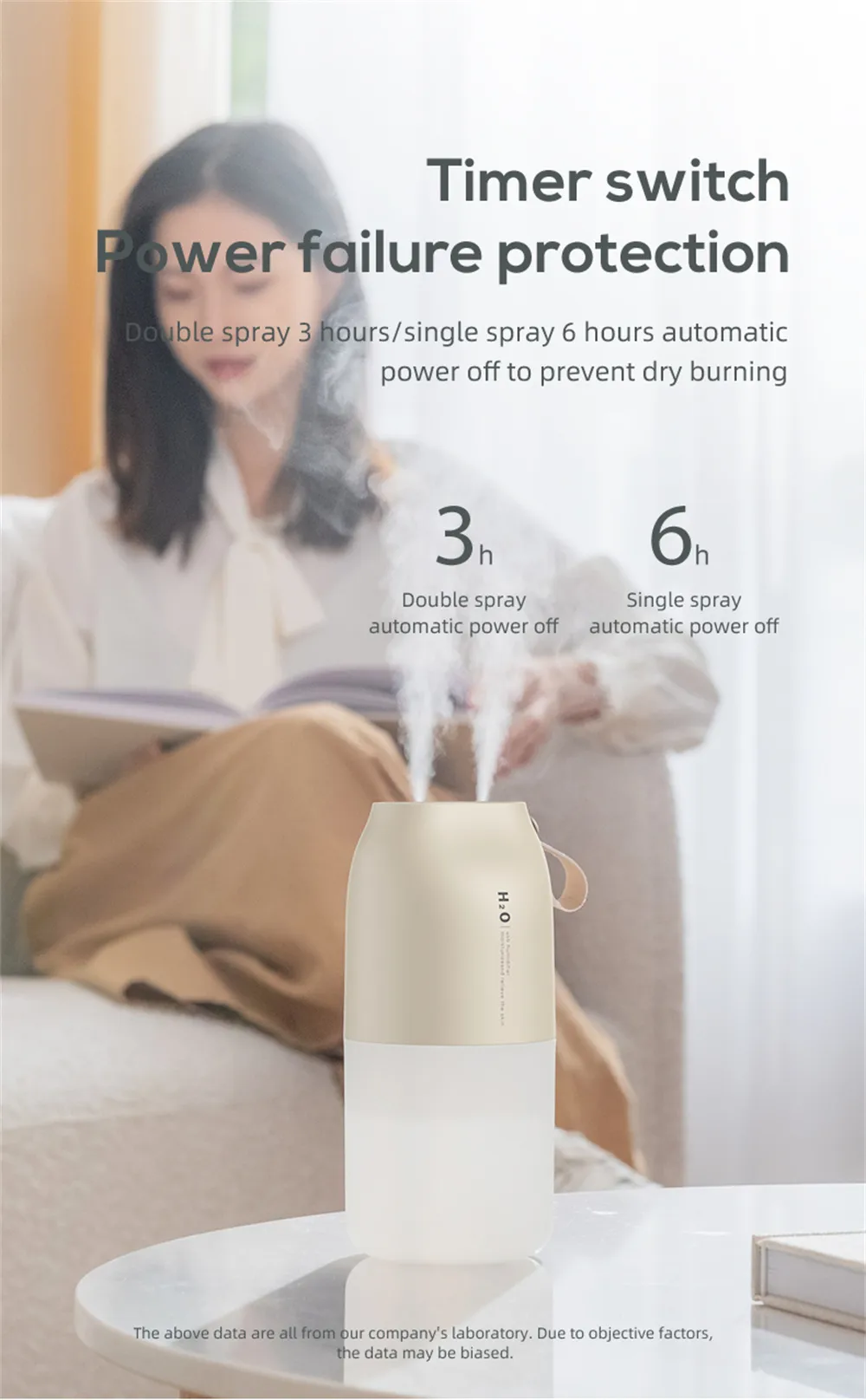 Tevorex 300ml Dual Sprayer Air Humidifier 2000mAh USB Rechargeable Battery Wireless Aroma Mist Maker Fogger Diffuser Light Umidificador
