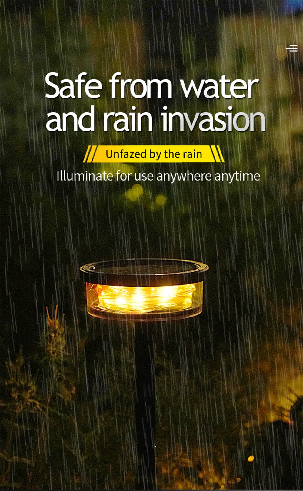Elfeland LED Solar Lawn Lights with Built-in 8m LED Light String Waterproof Outdoor Pathway Patio Backyard Villa Garden Decoration Light Elfeland LED Solar Lawn Lights with Built-in 8m LED Light String Waterproof Outdoor Pathway Patio Backyard Villa Garden Decoration Light