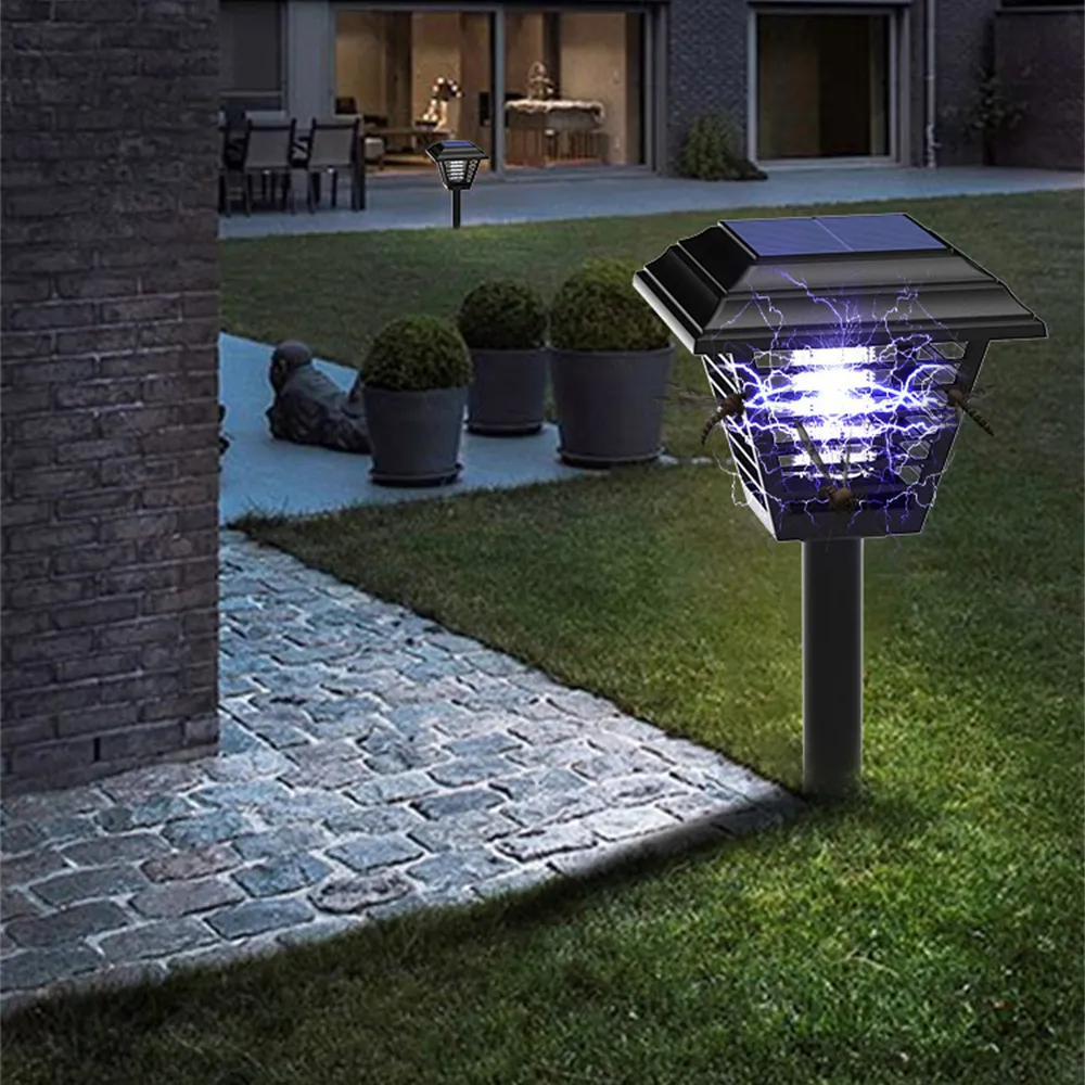 Elfeland Solar Powered Mosquito Zapper LED Lawn Light Dual-Mode Outdoor Bug Killer and Garden Lighting IPX5 Waterproof Elfeland Solar Powered Mosquito Zapper LED Lawn Light Dual-Mode Outdoor Bug Killer and Garden Lighting IPX5 Waterproof