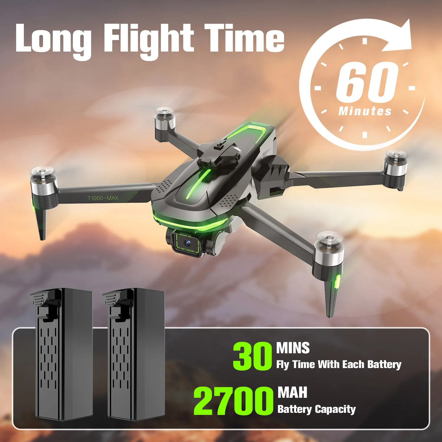T1000 GPS 5G WiFi FPV with 1080P HD Dual Camera Servo Gimbal Optical Flow Positioning Brushless Foldable RC Drone Quadcopter RTF T1000 GPS 5G WiFi FPV with 1080P HD Dual Camera Servo Gimbal Optical Flow Positioning Brushless Foldable RC Drone Quadcopter RTF