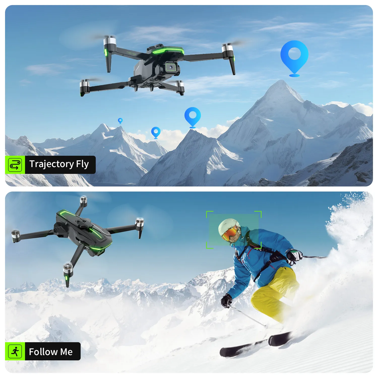T1000 GPS 5G WiFi FPV with 1080P HD Dual Camera Servo Gimbal Optical Flow Positioning Brushless Foldable RC Drone Quadcopter RTF T1000 GPS 5G WiFi FPV with 1080P HD Dual Camera Servo Gimbal Optical Flow Positioning Brushless Foldable RC Drone Quadcopter RTF