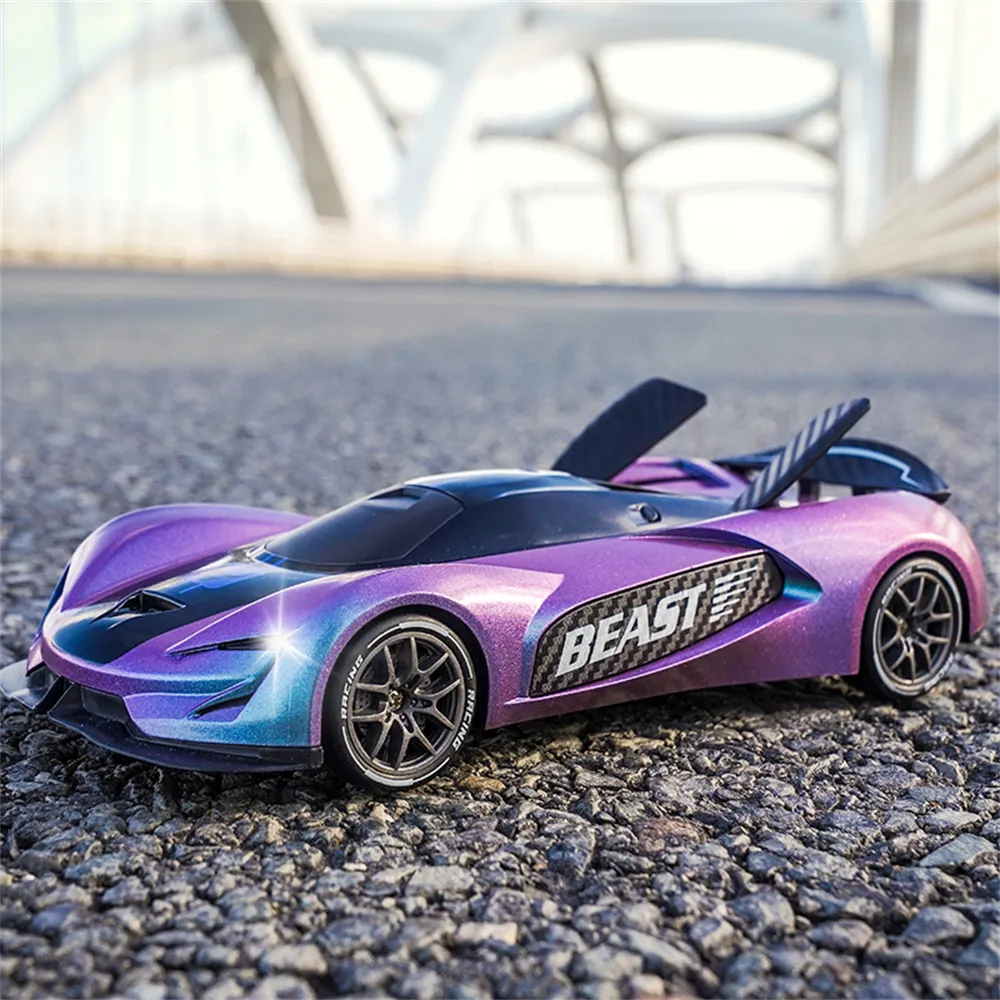 ZLL SG208 PRO RTR 1/24 2.4G 4WD Drift RC Car Haute Vitesse Rotation 360° Musique Cascade Lumière LED Sur Route Véhicules De Course Modèles Jouets