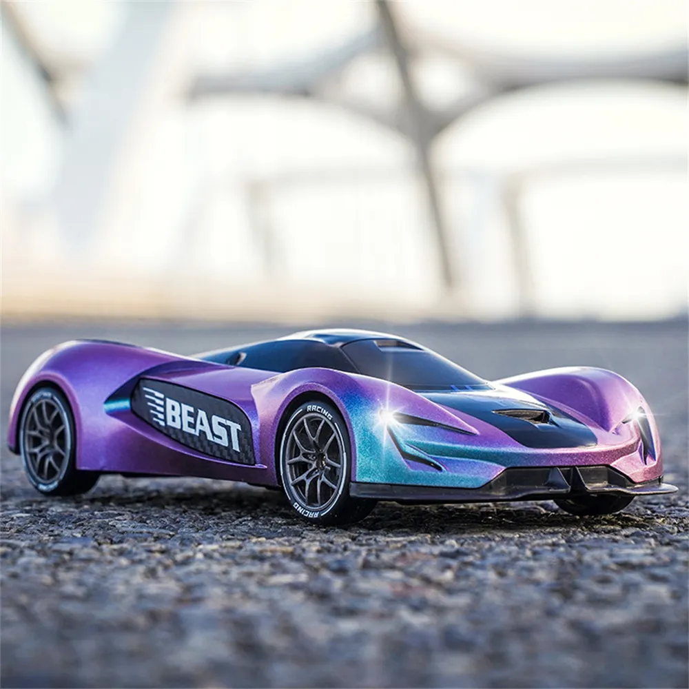 ZLL SG208 PRO RTR 1/24 2.4G 4WD Drift RC Car Haute Vitesse Rotation 360° Musique Cascade Lumière LED Sur Route Véhicules De Course Modèles Jouets