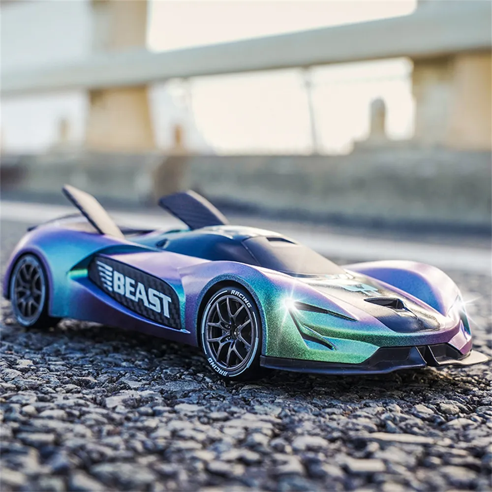 ZLL SG208 PRO RTR 1/24 2.4G 4WD Drift RC Car Haute Vitesse Rotation 360° Musique Cascade Lumière LED Sur Route Véhicules De Course Modèles Jouets